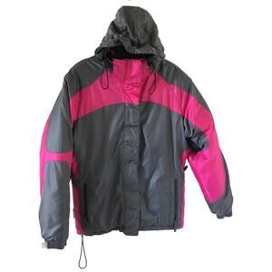 Snozu Kids Youth Girls Purple Gray Ski & Snowboard Winter Jacket Vented size  L